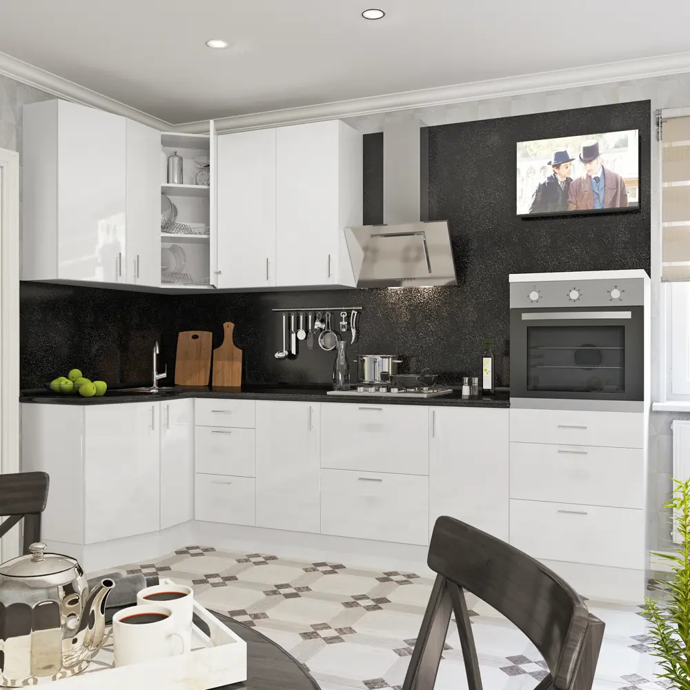 Дверь для шкафа Delinia «Айс» 45x92 см, ЛДСП, цвет белый STLM-2056319 - Вид №2