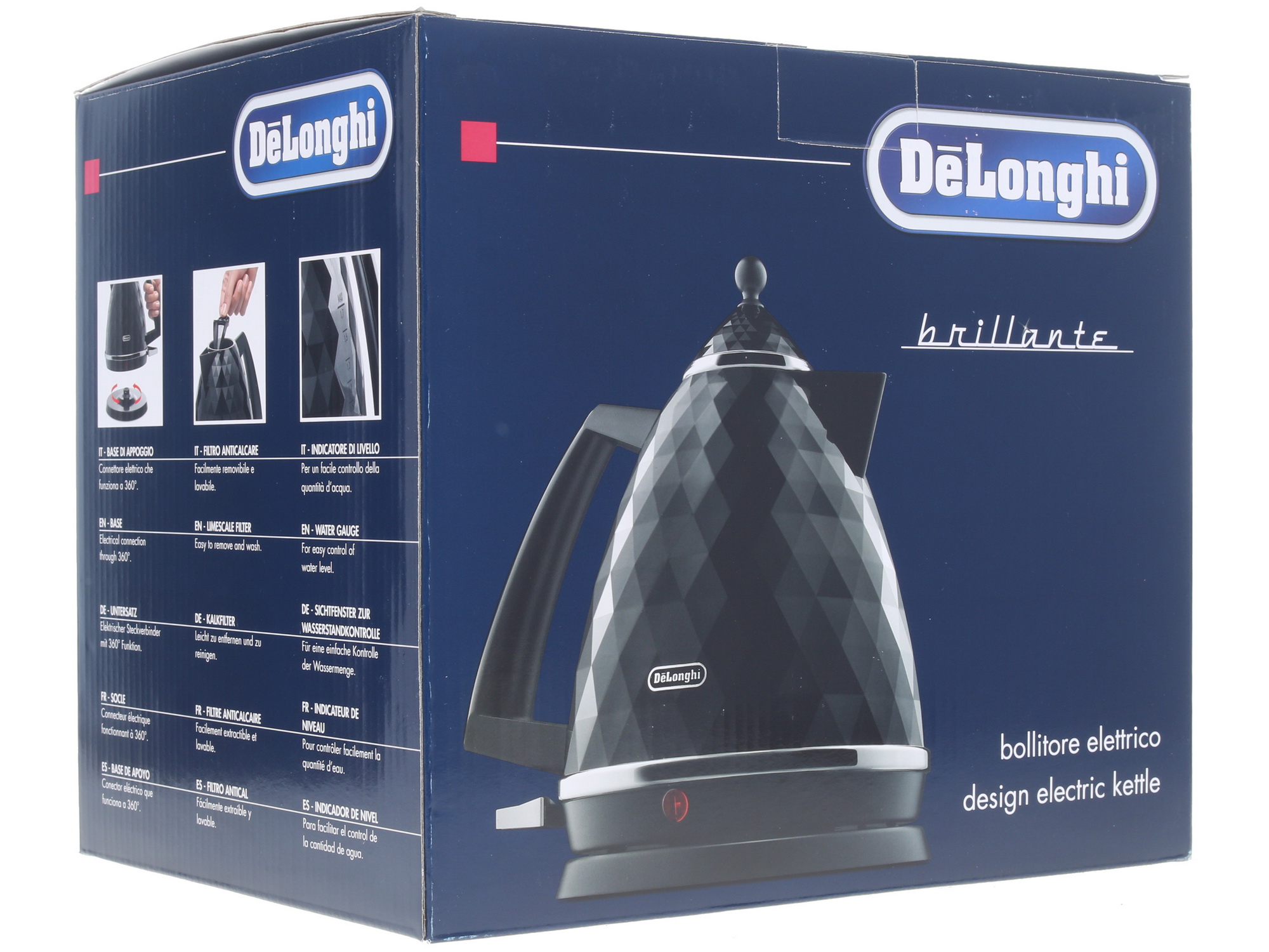 1001080 Электрочайник DeLonghi KBJ2001.BK черный STDN-0094458 - Вид №5