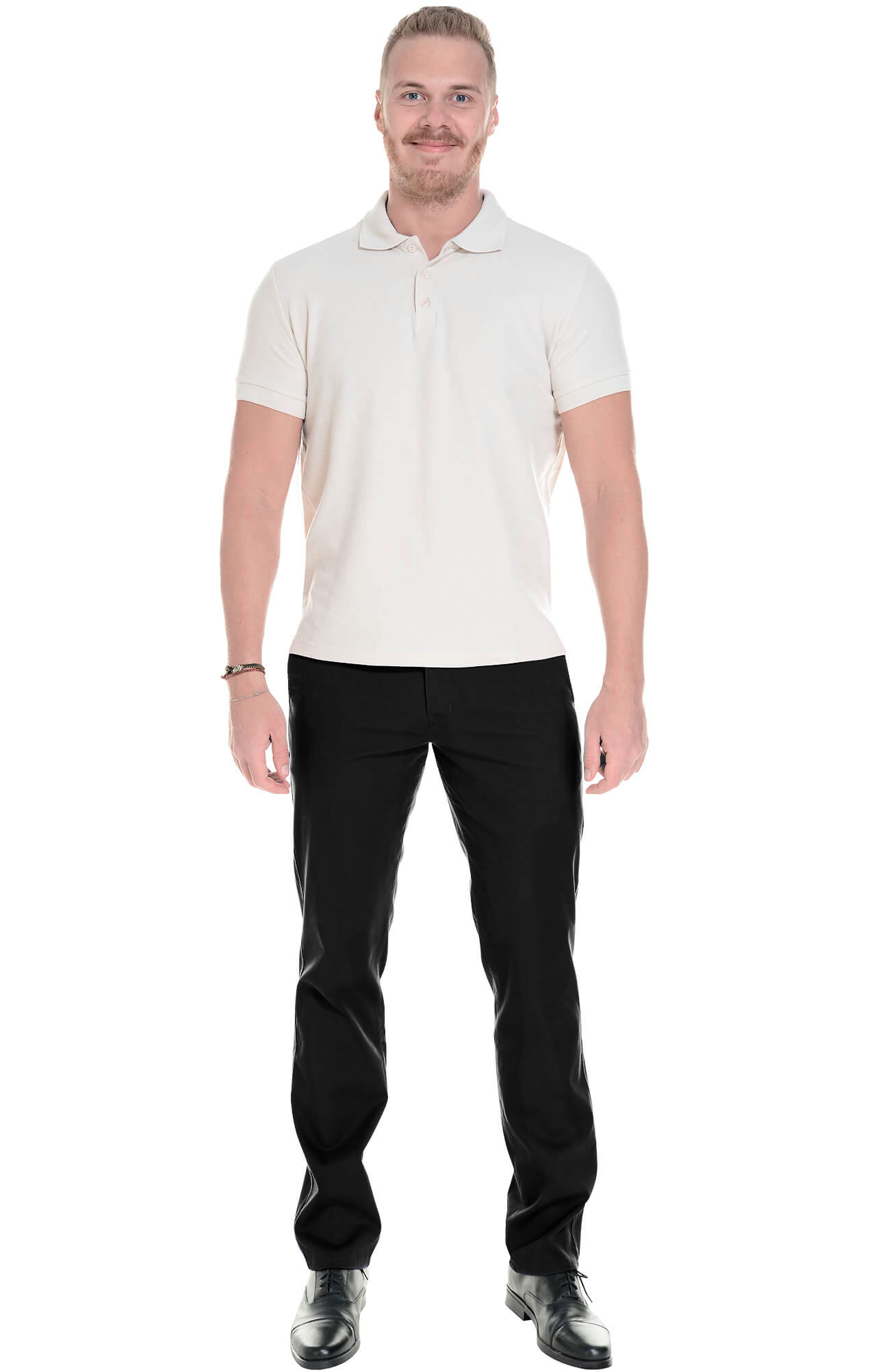 68222 Брюки  мужские black (черные) El-Risto  Одежда для салонов красоты  размер 56/170-176  - Вид №2