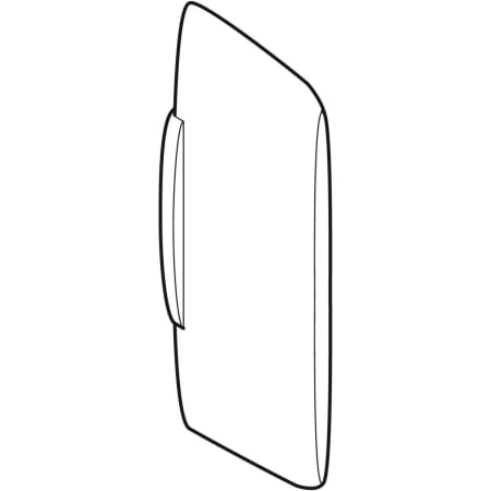 115.201.11.1 Разделительная перегородка для писсуара Geberit Basic Geberit  - Вид №1