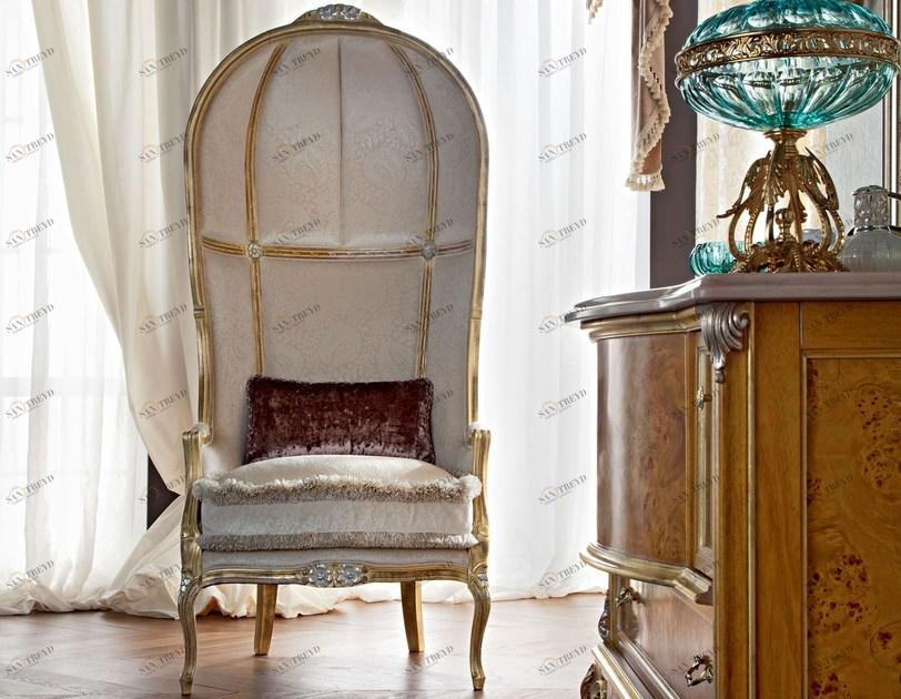 Modenese Gastone Кресло из ткани с высокой спинкой Casanova sun-id-1516097