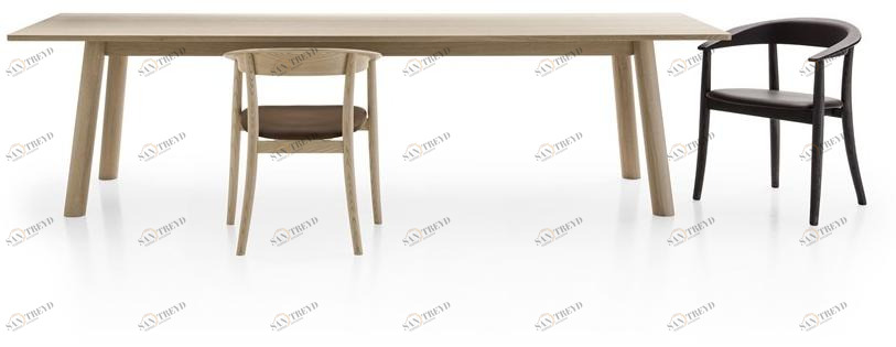 B&B Italia Прямоугольный стол из дуба sun-id-1477696