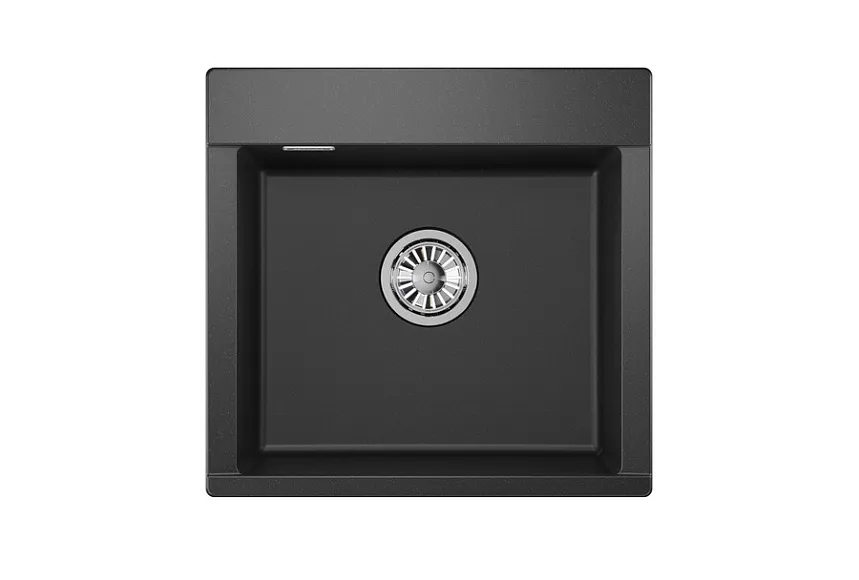 ES-5201, ЧЁРНЫЙ, кухонная мойка, кварц, ESTETICA GRANULA 5201-ST166 - Вид №2