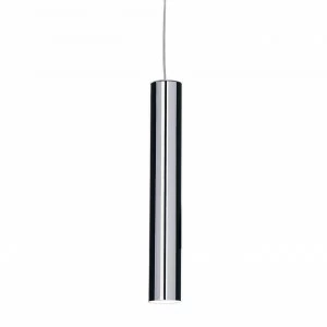Подвесной светодиодный светильник Ideal Lux Ultrathin SP1 Small Round Cromo IDEAL LUX ULTRATHIN 275711 Хром