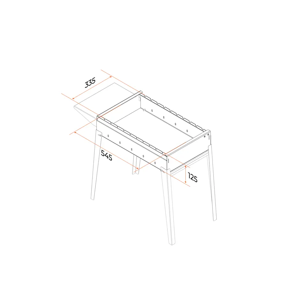 GRATAR Мангал «Классика» — складной для пикников и дачи 82183692 STLM-0021504 - Вид №4