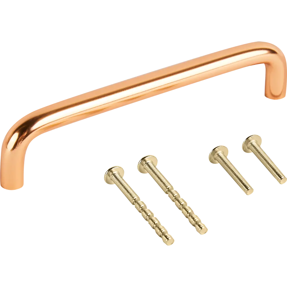 Мебельная ручка-скоба Inutilis розовое золото 128 мм PALLADIUM STLM-2015361 - Вид №2