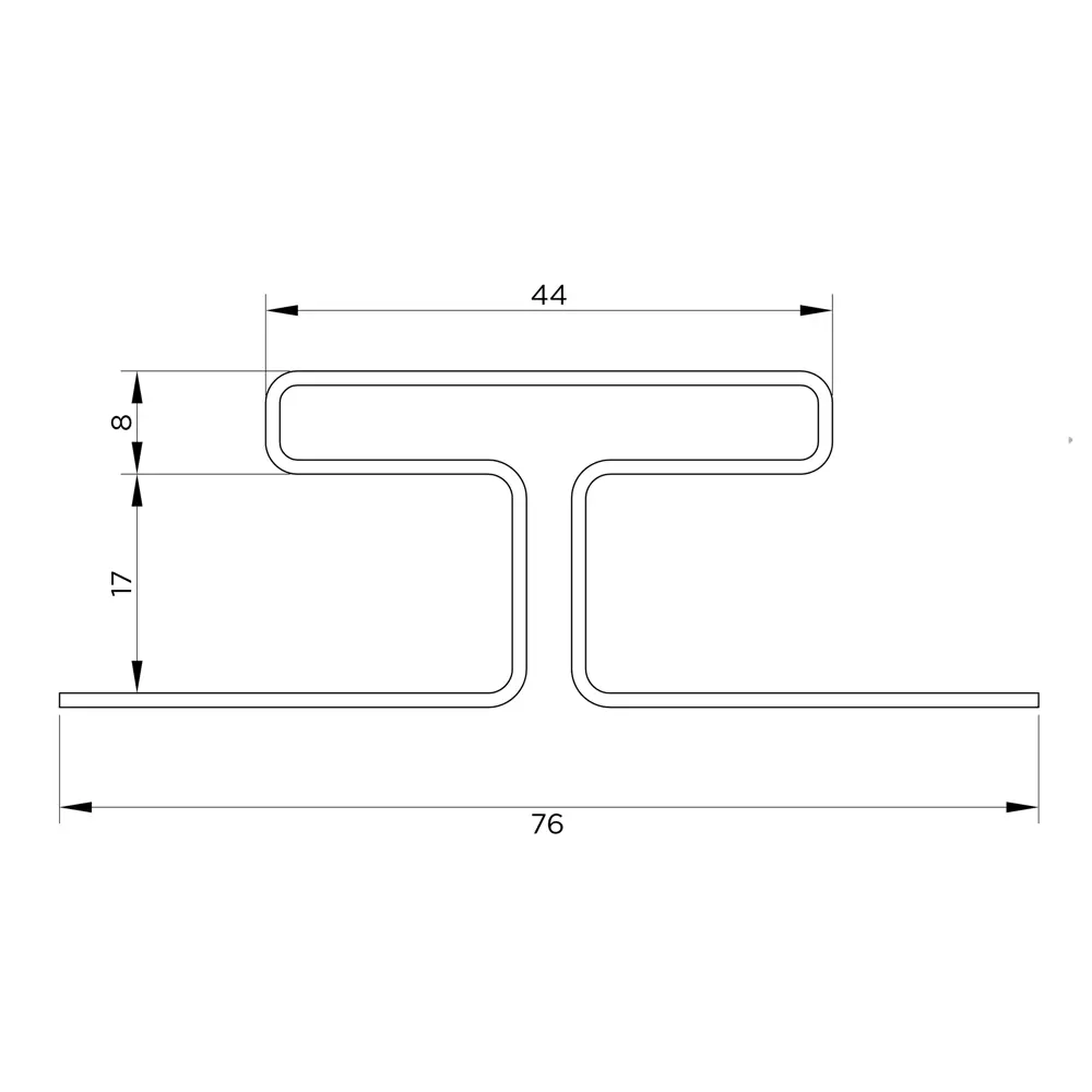H-Профиль для фасадных панелей MONLID цвет ваниль STLM-2143440 - Вид №1
