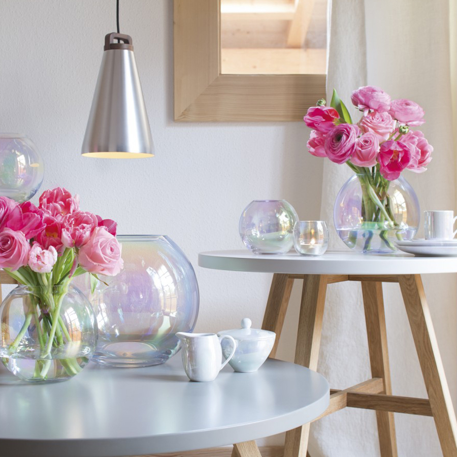 Ваза круглая Pearl 24 см LSA International G116124916 - Вид №1