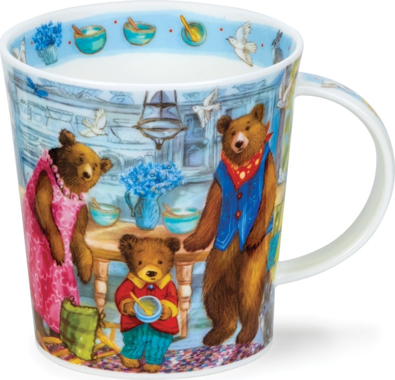 10637694 Dunoon Кружка Dunoon "Три медведя.Ломонд" 320мл Фарфор костяной 