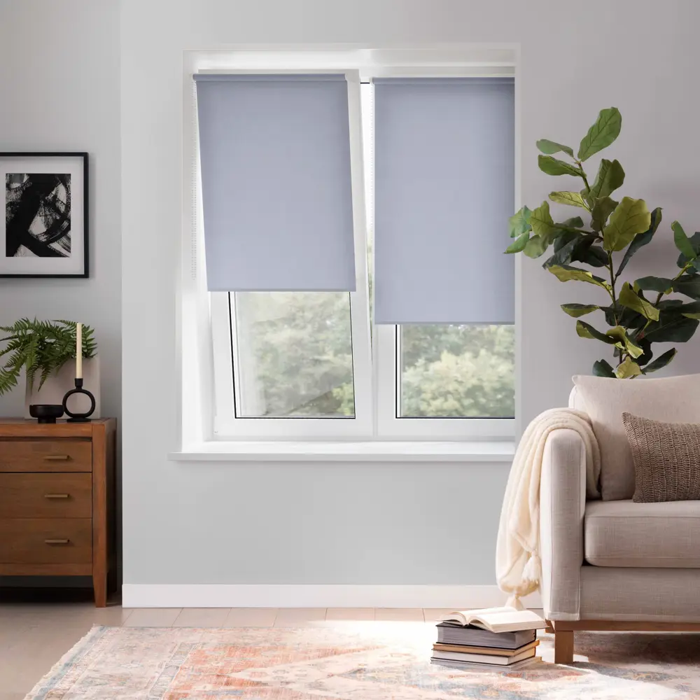 Штора рулонная KREAFORTA Ока 80x160 см серая STLM-2162096 - Вид №8