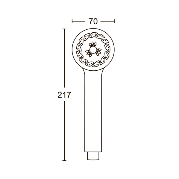 AGD 20.1116 P  Лейка для душа  ARGO kran  - Вид №1