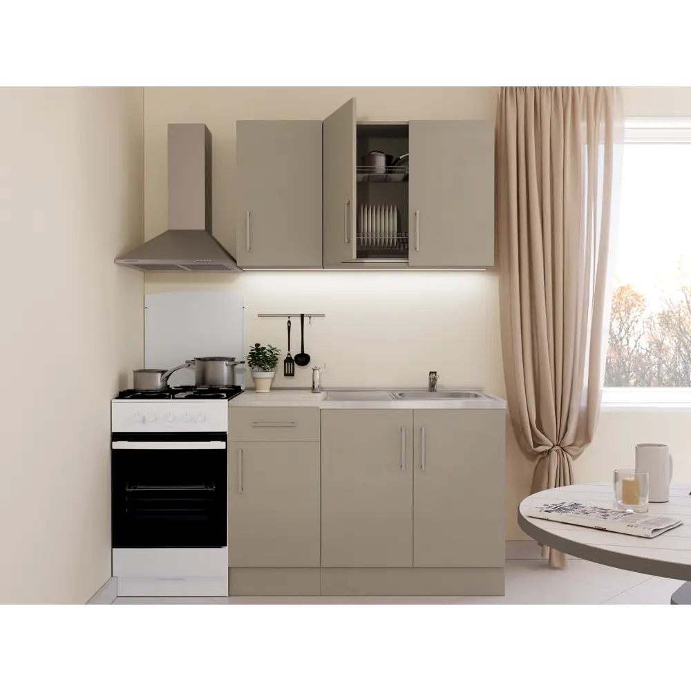 Напольный шкаф Шенилл 60x60x85.2 см ЛДСП цвет серый Santreyd STLM-2160587 - Вид №11