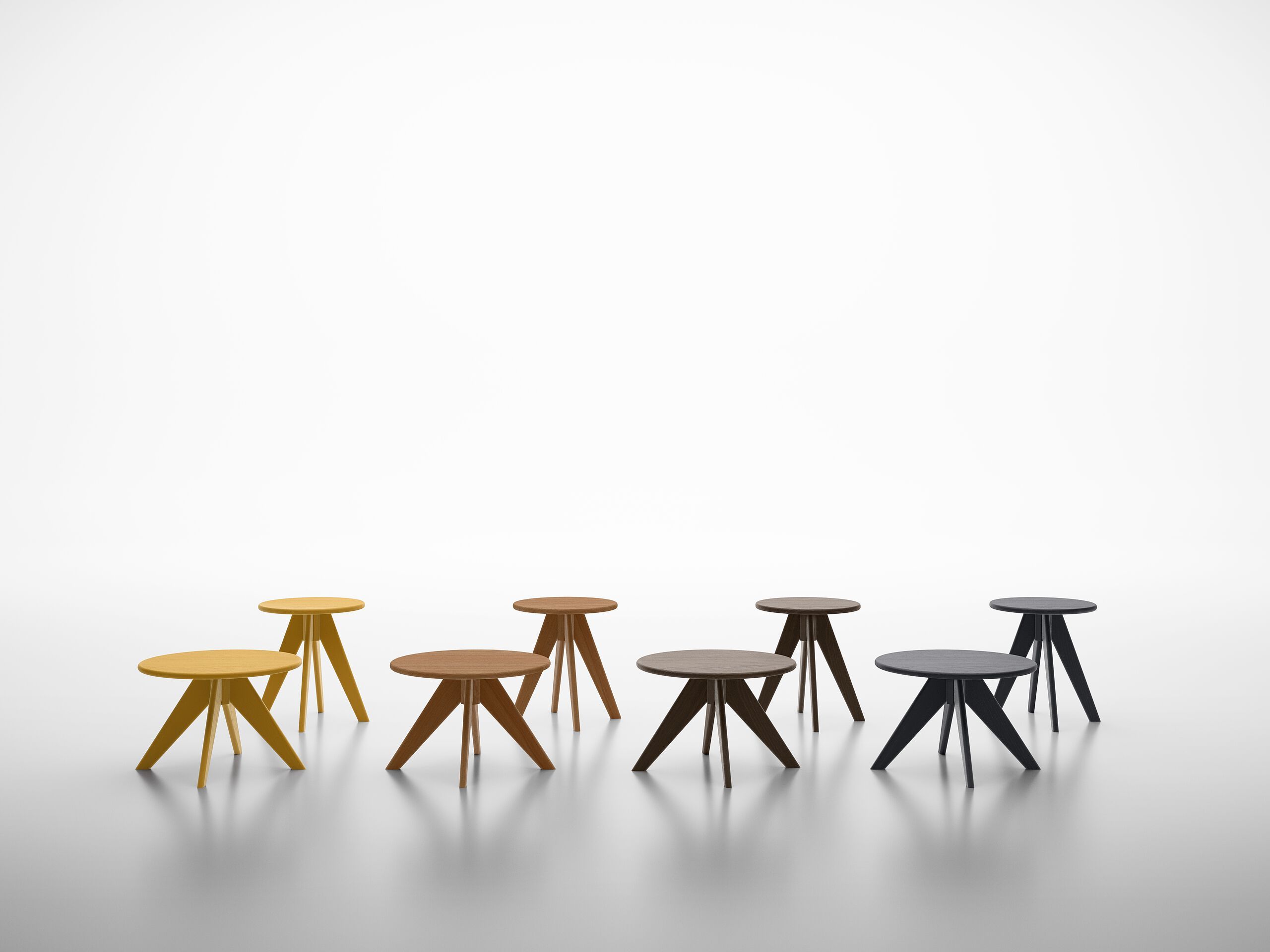 Круглый журнальный столик из ясеня SIPA Nasty ARCH-00115615 - Вид №4