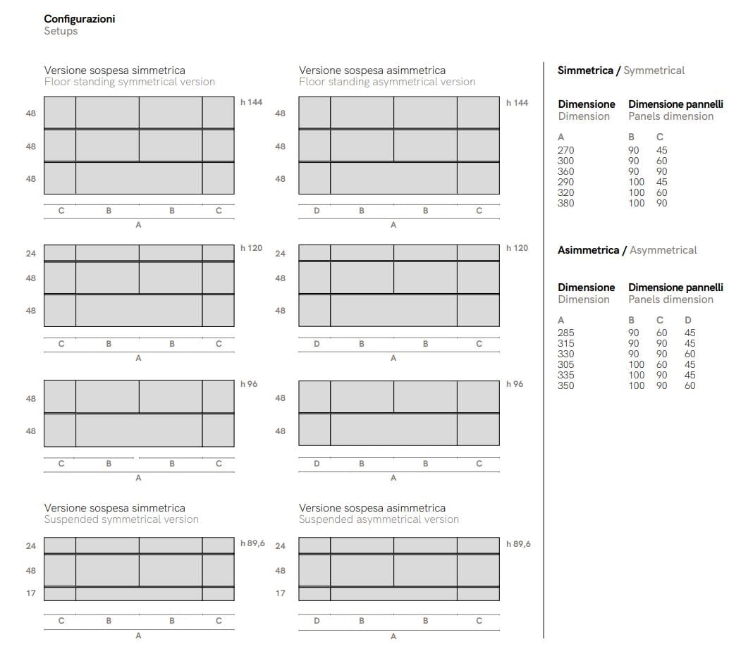 Двуспальная кровать из дерева и ткани со встроенным освещением Adok MODULA ARCH-00059163 - Вид №7