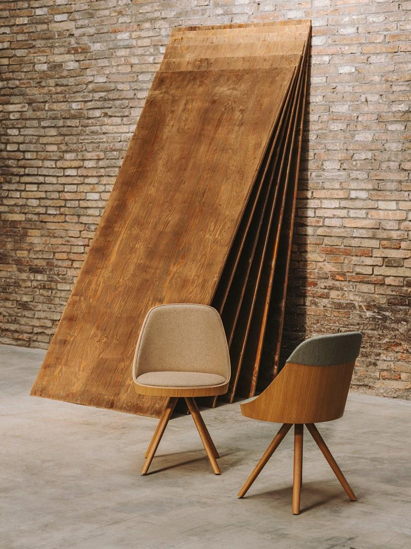 ENEA Кресло на козлах из дуба со встроенной подушкой Kaiak sun-id-1377504 - Вид №3