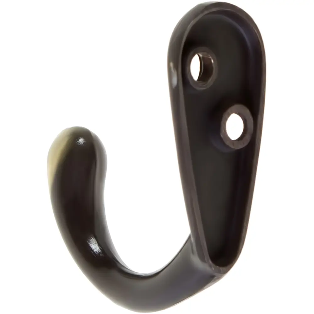 Крючок одинарный, металл, цвет античный хром LAMPLANDIA STLM-2078021 - Вид №1