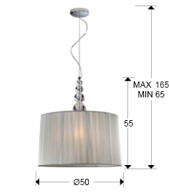 033383 Подвесной светильник 50 Ø Schuller Mercury - Вид №1