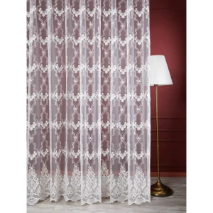 Тюль 1 м/п Корд сетка 280 см цвет кремовый