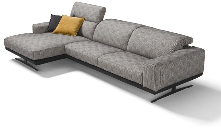 Egoitaliano Мягкий тканевый диван с шезлонгом Gloria sun-id-1358362 - Вид №1