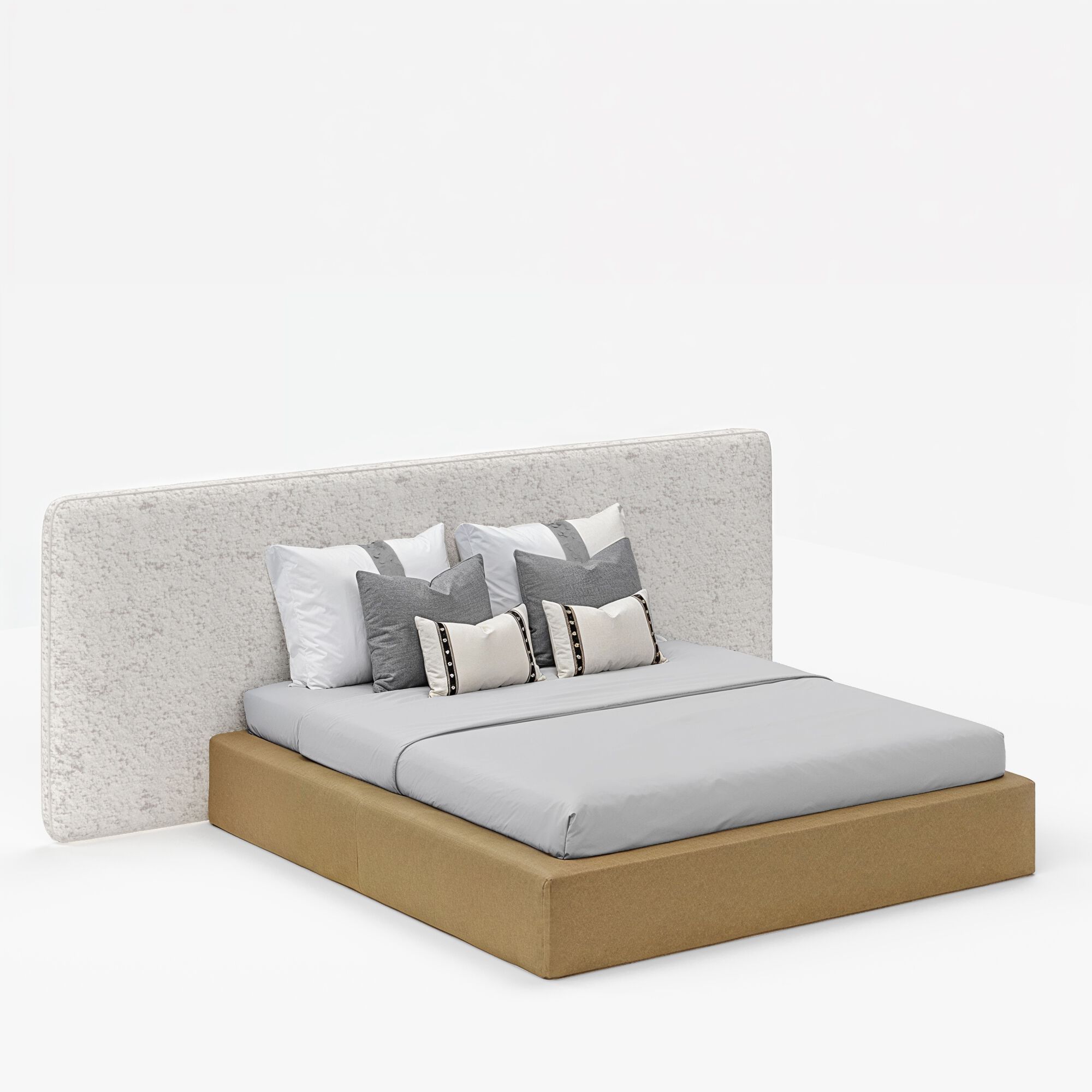 Двуспальная мягкая кровать из ткани Marianna Piccolo Мария ARCH-00036403 - Вид №3