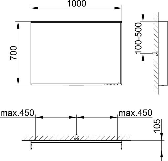 33097ZZ1500 Зеркало с подсветкой KEUCO Plan - Вид №11