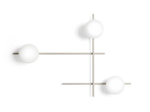 Светодиодный опал металл и стекло настенный / потолочный светильник
