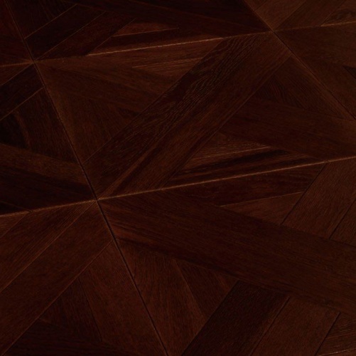 Модульный паркет Marco Ferutti Linea Linea Термо Дуб с брашью (Текстурированная) 405х405 мм 2600600032 - Вид №10