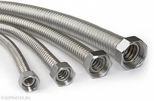 Гибкая подводка из нержавеющей стали 2 1/2 дюйма, GF65/1000 Flexible hose Россия