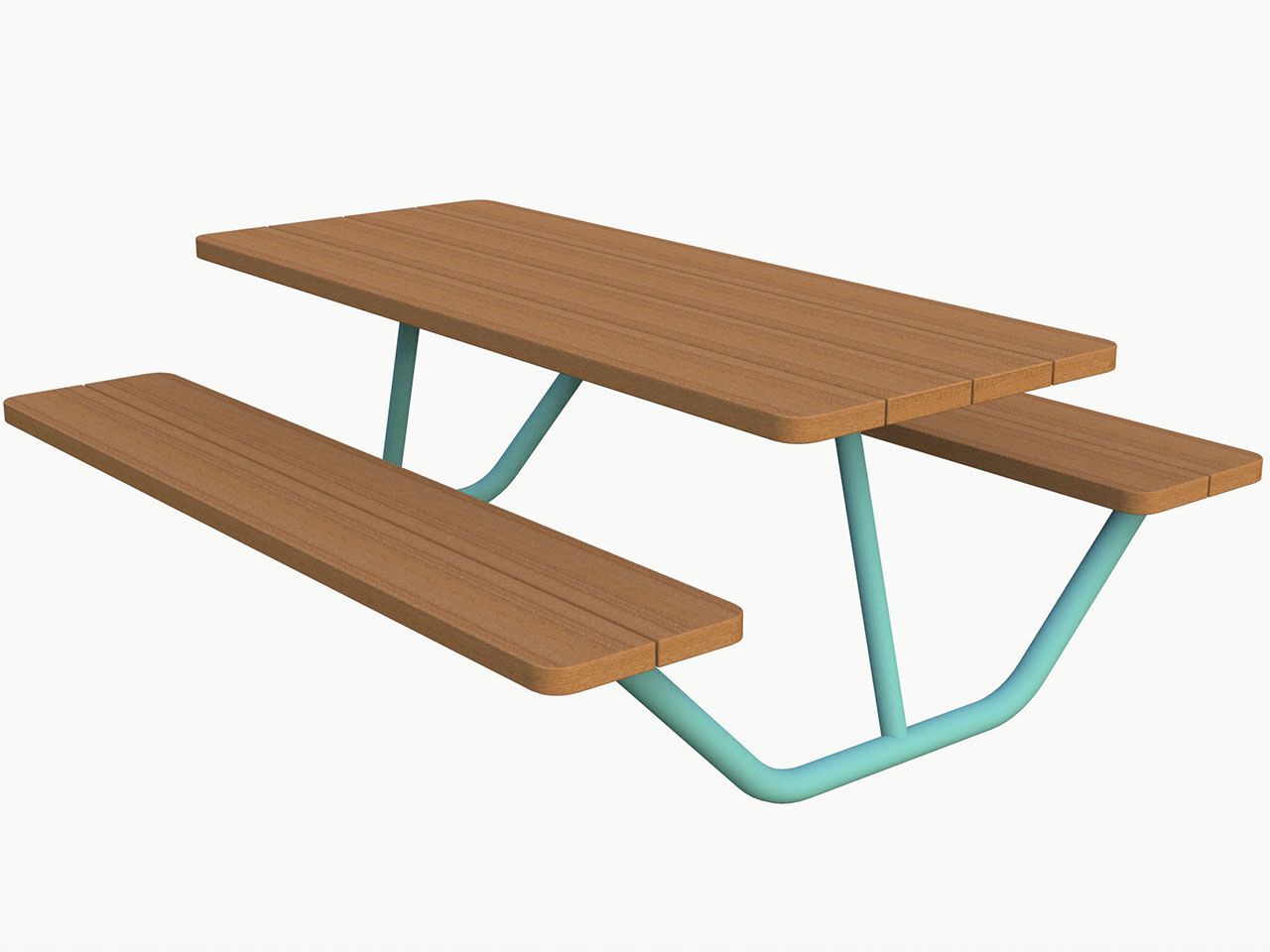 Стол для пикника со встроенными скамейками Lazzari ALICANTE ARCH-00073423 - Вид №3