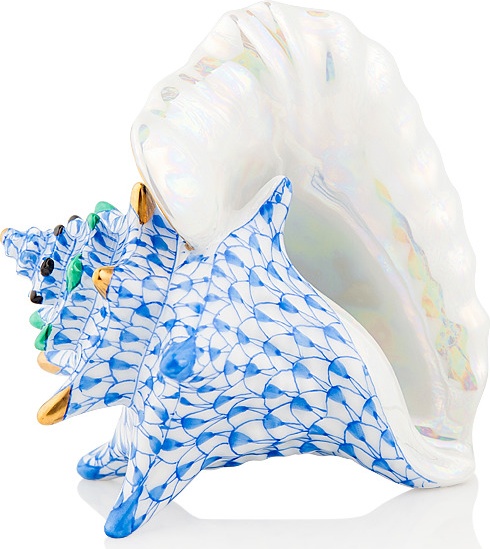 10623453 Herend Фигурка 8см "Морская раковина" Фарфор 