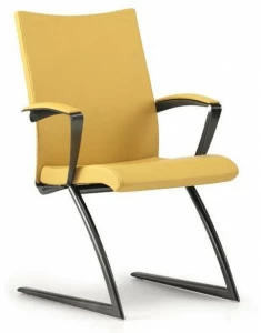 TALIN Консольное кожаное кресло с подлокотниками Avia