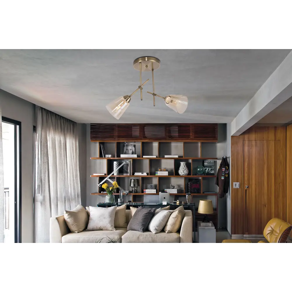 Люстра «Egoisto» 10161/2PL 2хЕ14х40 Вт цвет античная бронза Escada STLM-2181482 - Вид №1