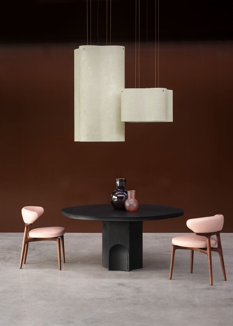 Круглый стол из массива дерева Baxter Grace ARCH-00001575 - Вид №1