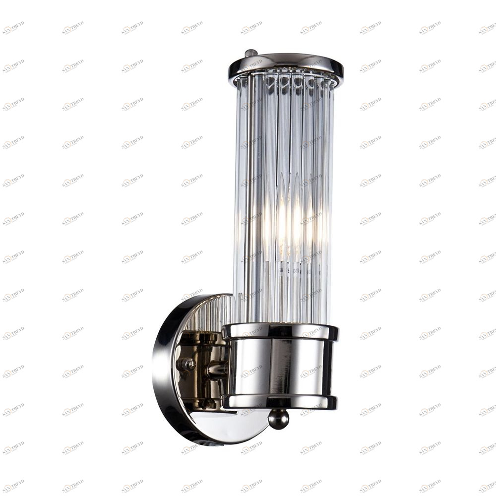 Светильник настенный серебристый Claridges 1 Chrome KM0768W-1 DELIGHT COLLECTION  00-3882850 Серебро 