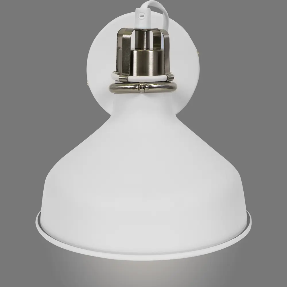 Бра Amsterdam WML-425 1xE27x40 Вт металл цвет белый CAMELION STLM-2100431 - Вид №5