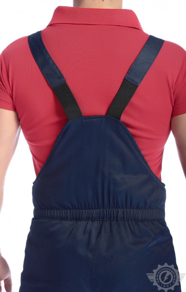 65038 Полукомбинезон "Эксперт" зимний темно-синий  Зимняя спецодежда  размер 60-62/182-188  - Вид №9