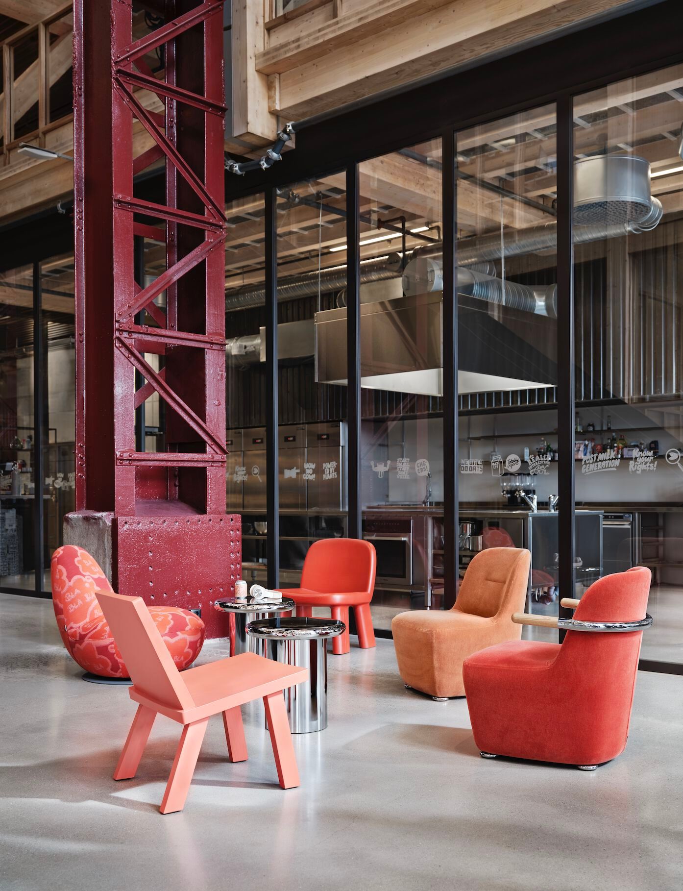 Тканевое кресло с подлокотниками Bla Station JACKSON ARCH-00009009 - Вид №8