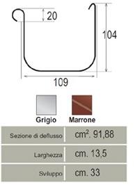 First Corporation Водосточный желоб прямоугольный серый First plast sun-id-1480351 - Вид №2