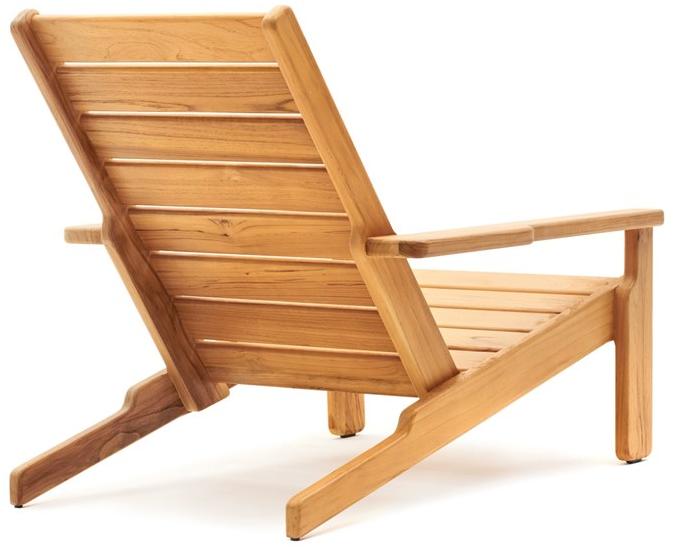 Varaschin Шезлонг из тика с подлокотниками Bali 2384 - Вид №2
