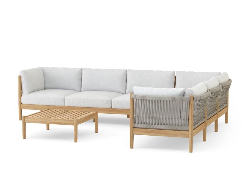 Садовый диван из тикового дерева Walters Georgica ARCH-00148883