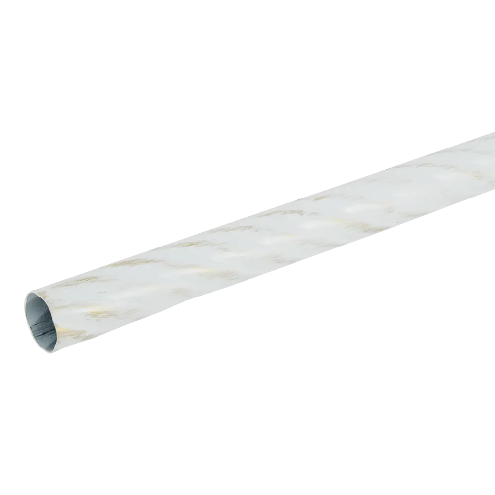 Штанга витая Orbis 200 см, металл, цвет античный белый STLM-2045818