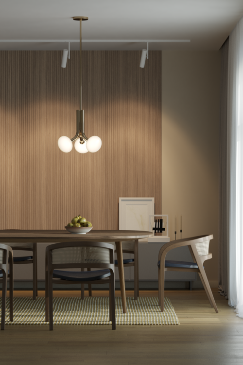 Стеновая 3D панель из реек  AP122501.92 HANNAHHOLZ  - Вид №2