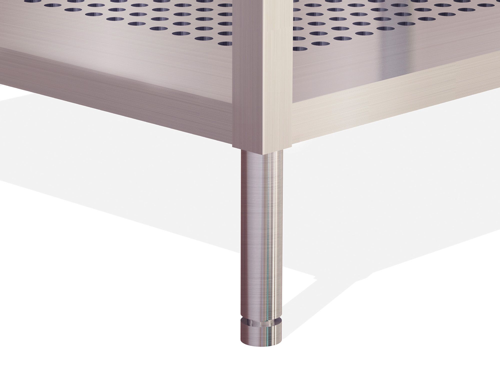 Кухня из нержавеющей стали с островом без ручек Miratap OSSO ARCH-00129289 - Вид №7