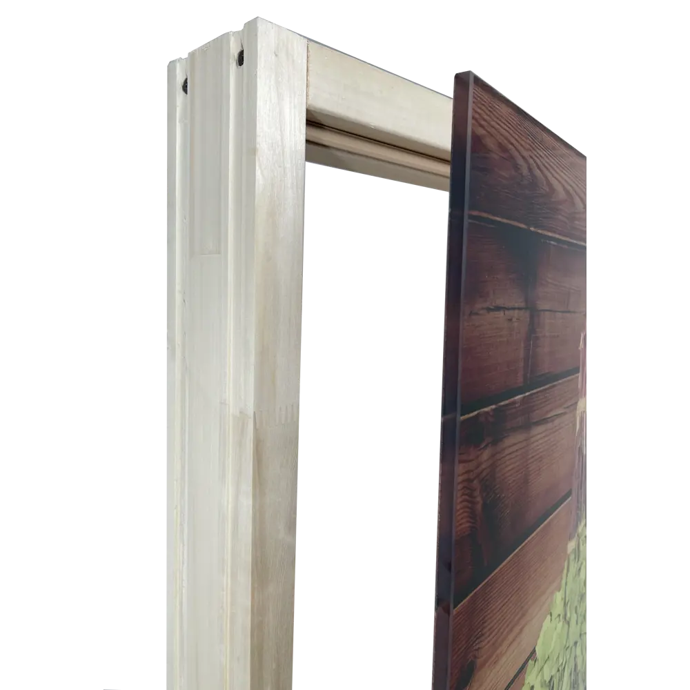 Дверь для сауны стеклянная с магнитным замком Стандарт веники 180x690 см двусторонняя 89352875 STLM-2142348 Santreyd  - Вид №3