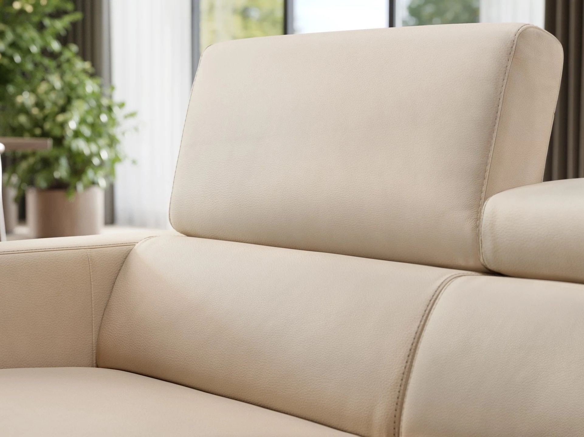 2-местный кожаный диван Sofanella Manzano ARCH-00117171 - Вид №5