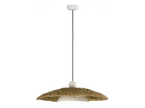 Светодиодный подвесной светильник из растительного волокна