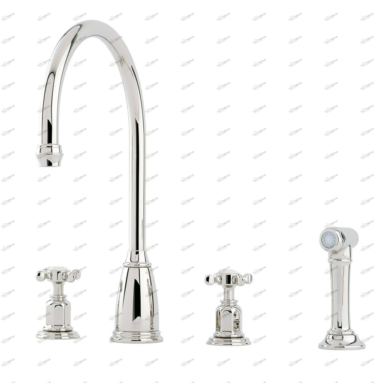 Traditional bathrooms Однорычажный смеситель для кухни P&R ATHENIAN nostalgia Pr4375.bn 