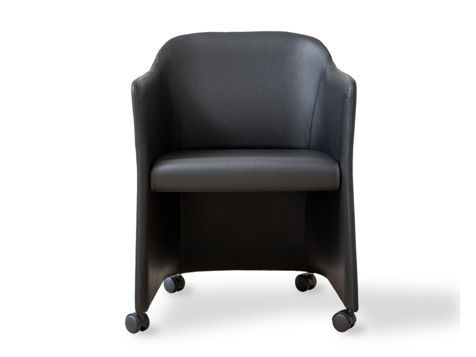 Кожаное кресло с колесами CAPPELLINI SAN SIRO ARCH-00070267