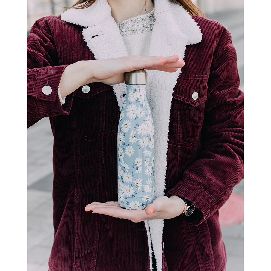 B500FLDAI Термос floral, daisy, 500 мл Chilly's Bottles  - Вид №2