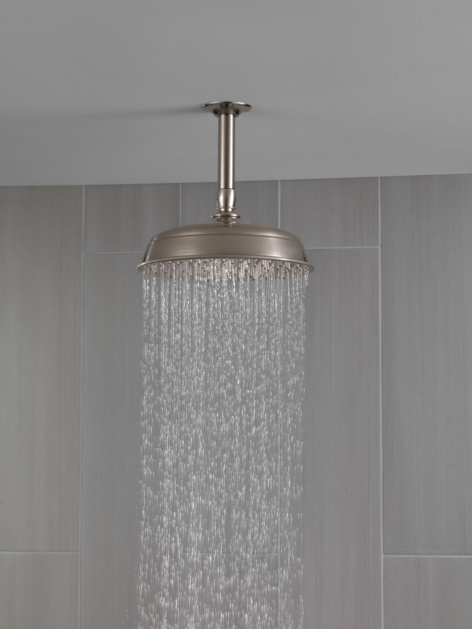 52682-SS Металлическая душевая лейка Raincan с одинарной настройкой Delta Faucet Universal Showering Нержавеющая сталь  - Вид №1